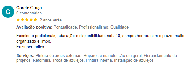 Depoimento de cliente da ARTpilar 1
